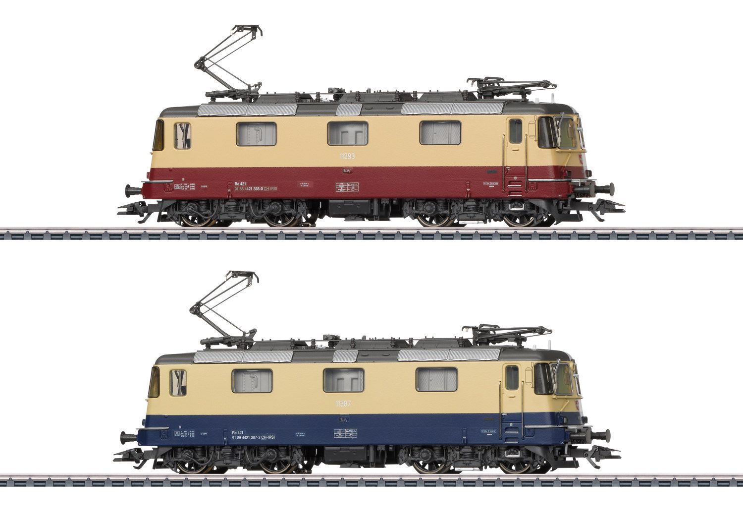 Märklin 37300 - E-Lok Doppelpackung Re 421 IRSI Ep.VI 2.tlg. H0/WS Sound Märklin 37300 - E-Lok Doppelpackung Re 421 IRSI Ep.VI 2.tlg. H0/WS Sound