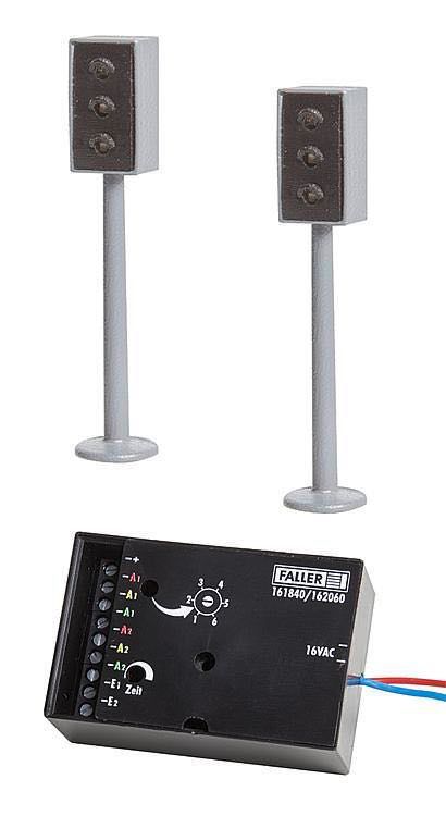Faller 162060 - 2 LED-Ampeln mit Elektronik N 1:160 Faller 162060 - 2 LED-Ampeln mit Elektronik N 1:160