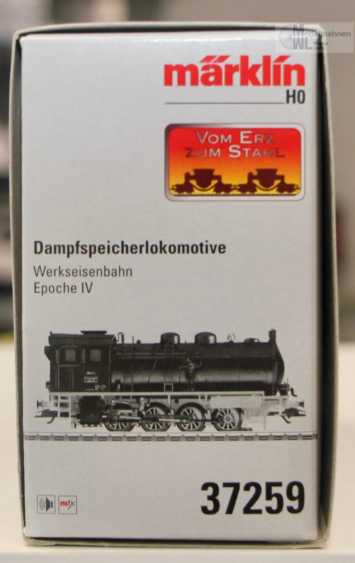 Märklin 37259 - MÄRKLIN - Dampfspeicherlok Werkslok H0/WS Digital mfx