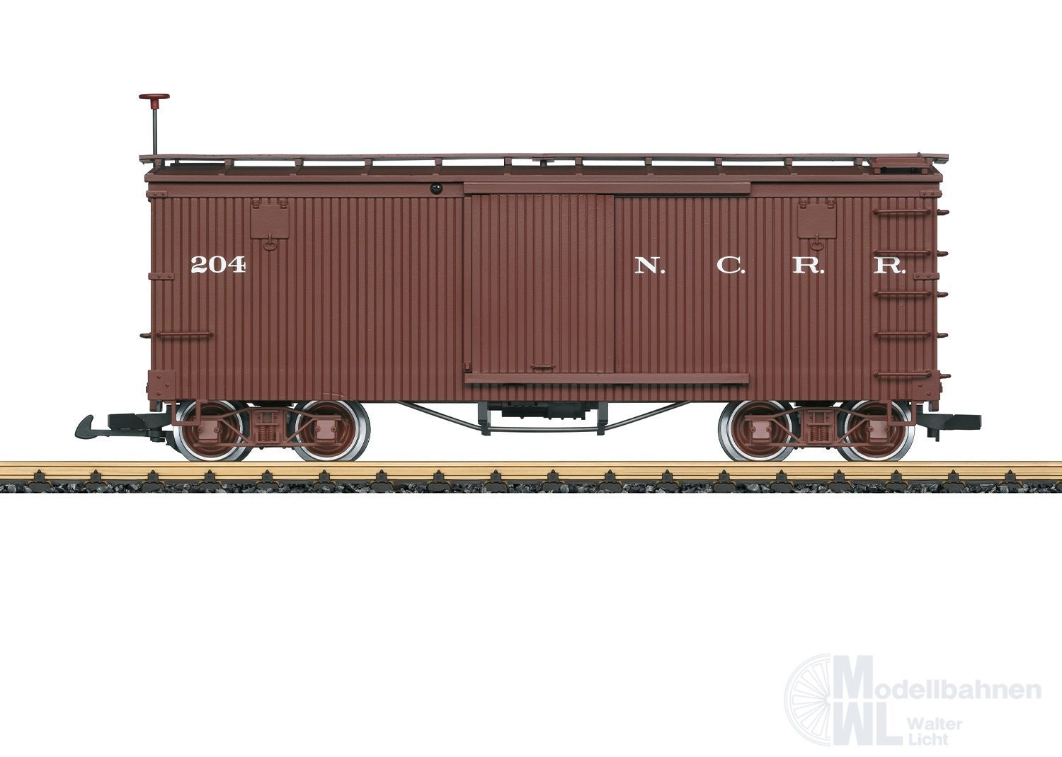 LGB 48676 - Güterwagen gedeckt NCRR Ep.II Spur G 1:22,5