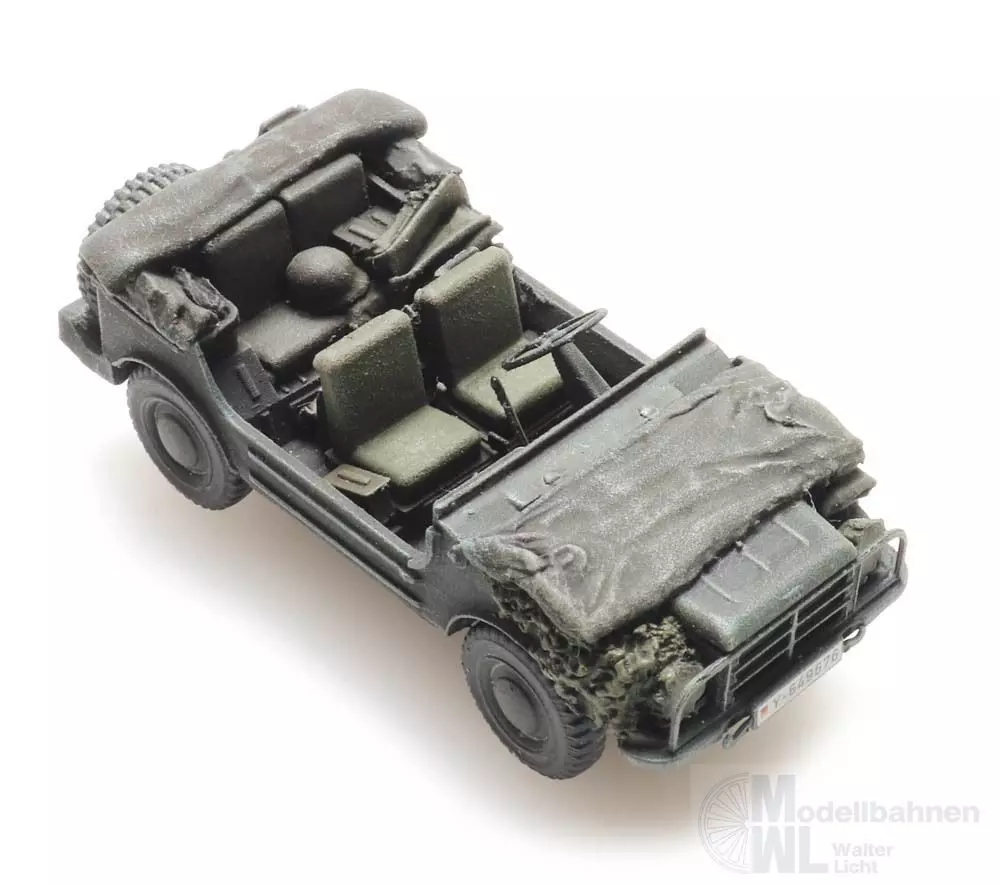 ARTITEC b.v. 6870445 - BRD DKW Munga F91/4 gefechtsklar Fertigmodell H0 1:87