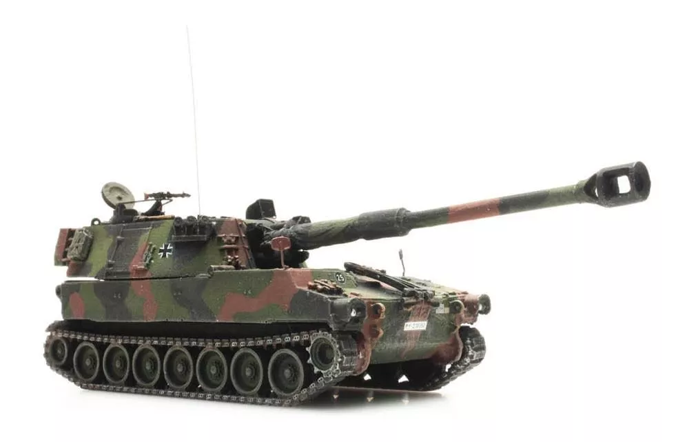 ARTITEC b.v. 6870096 - Panzer M109 A3G Flecktarnung Bundeswehr Deutschland H0 1:87