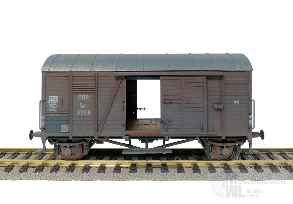 Exact Train 22079 - Güterwagen gedeckt ÖBB Ep.III Oppeln Gms mit Blechdach gealtert H0/GL Exact Train 22079 - Güterwagen gedeckt ÖBB Ep.III Oppeln Gms mit Blechdach gealtert H0/GL