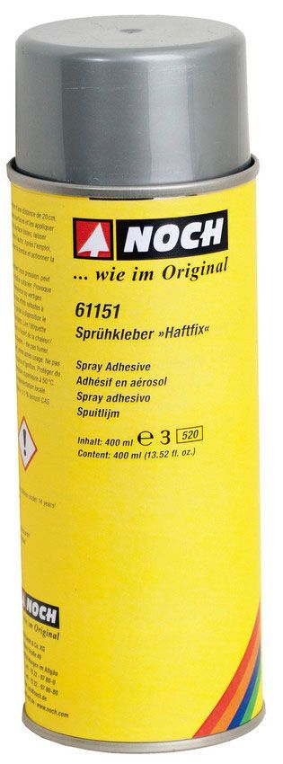 Noch 61151 - Sprüh-Kleber Haftfix 400 ml G/1/0/H0/H0m/H0e/TT/N/Z
