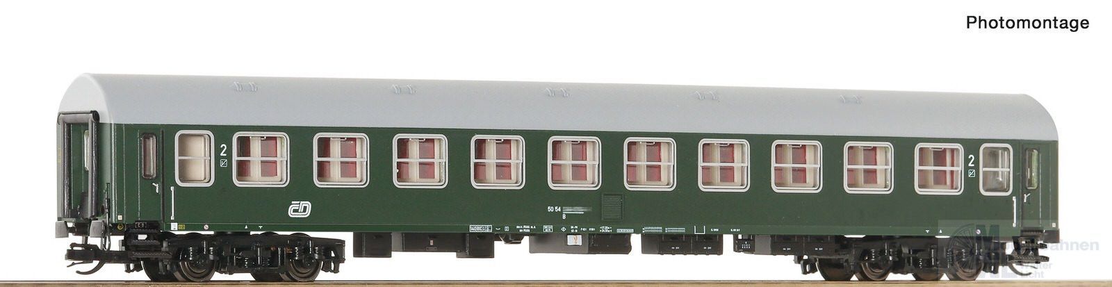 Roco 6280068 - Schnellzugwagen CD Ep.V 2.Kl. Y/B 70 1.Betr.Nr. TT 1:120