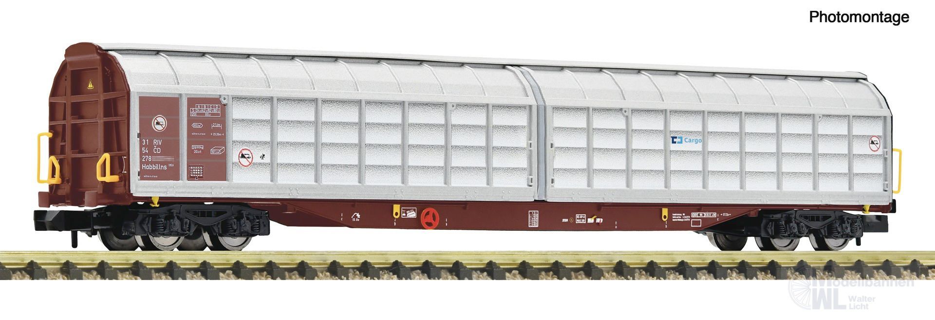 Fleischmann 6660079 - Schiebewandwagen CD Cargo Ep.VI N 1:160 Fleischmann 6660079 - Schiebewandwagen CD Cargo Ep.VI N 1:160