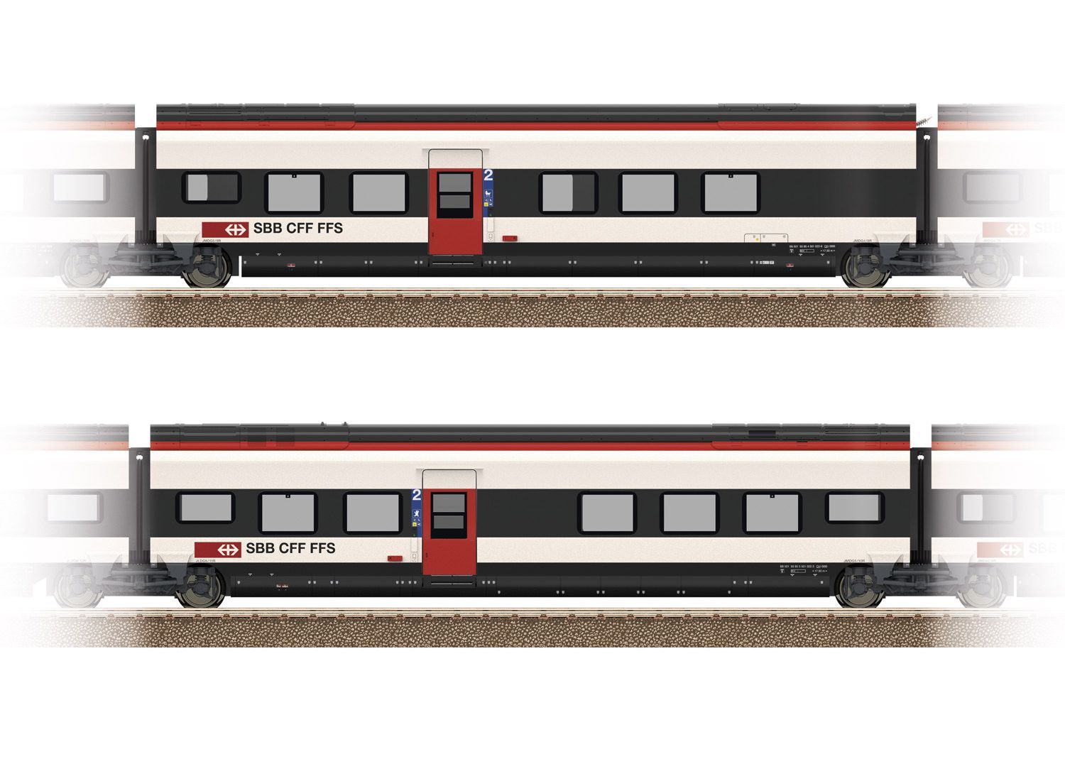 Trix 23282 - Ergänzungs-Set 2 Giruno SBB Ep.VI H0/GL Trix 23282 - Ergänzungs-Set 2 Giruno SBB Ep.VI H0/GL