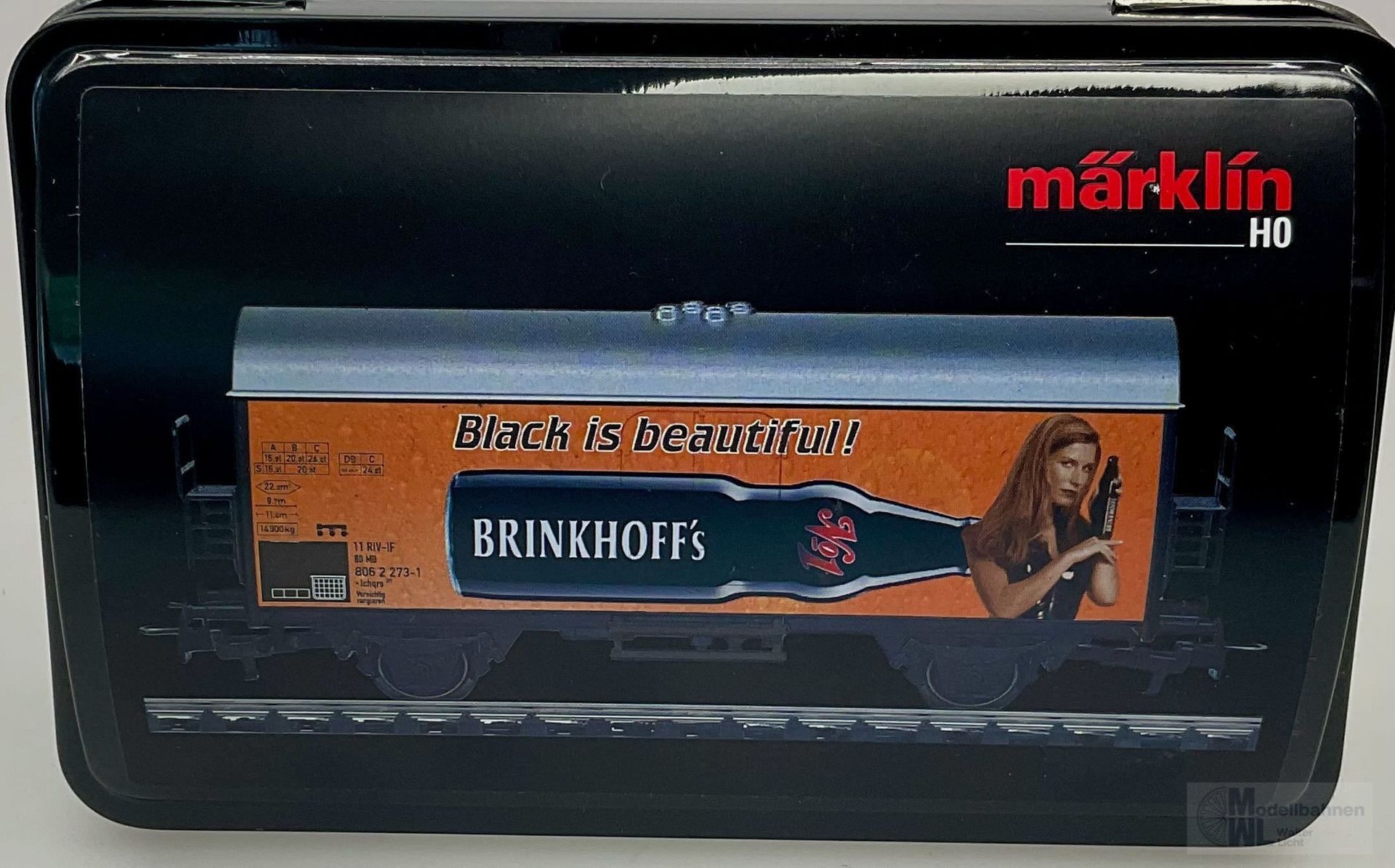 IMG_0421 Märklin 94171 - MÄRKLIN - Sonderwagen Kühlwagen Brinkhoff´s Black is beautiful H0/WS