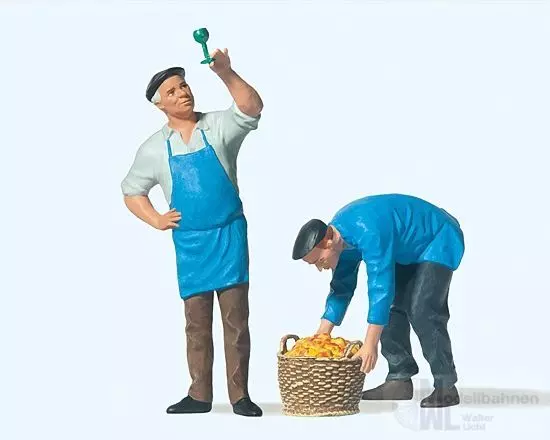 Preiser 45074 - Winzer. Bauer mit Korb Spur G