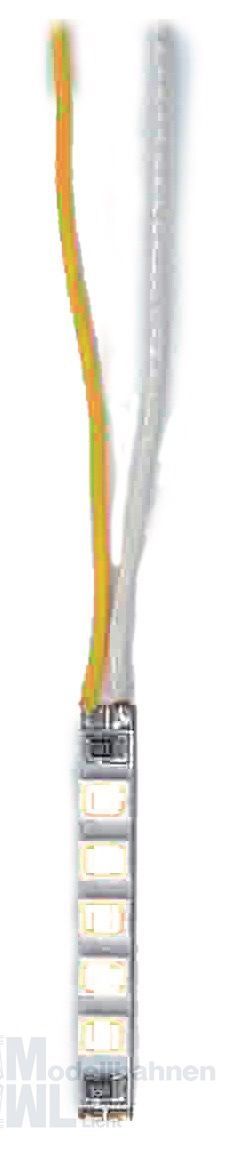 Viessmann 5159 - Mini LED-Leuchtstreifen 2,3mm mit 5 LEDs weiß 5700k 4 Stück