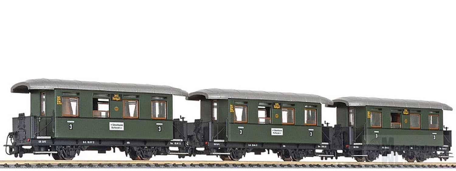 Liliput 340500 - Personenwagen Set Öchsle Ep.III/IV 3.tlg. H0e Liliput 340500 - Personenwagen Set Öchsle Ep.III/IV 3.tlg. H0e