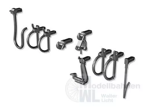 Liliput 969870 - Universal-Zurüst-Set für Pufferbohlen