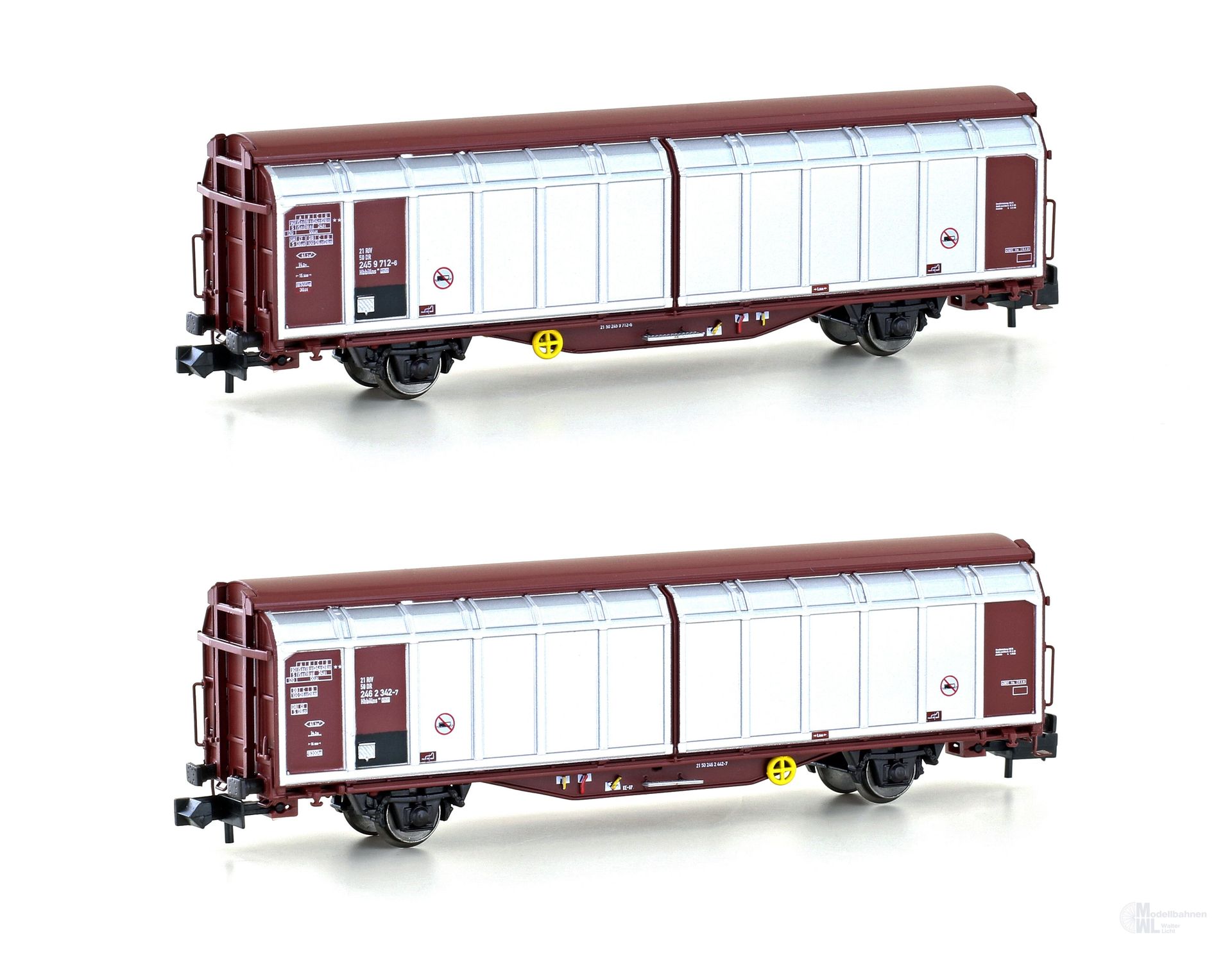 Hobbytrain 24653 - Schiebewandwagen Set DR Ep.IV/V 2.tlg. Hbbillns N 1:160 Hobbytrain 24653 - Schiebewandwagen Set DR Ep.IV/V 2.tlg. Hbbillns N 1:160
