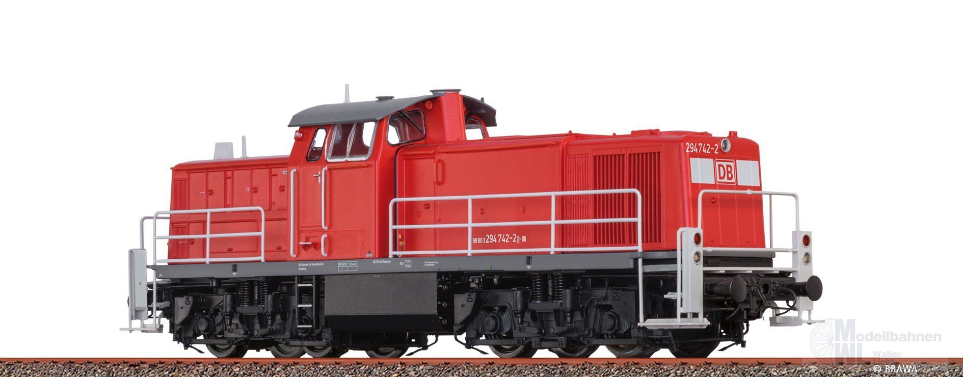 Brawa 41592 - Diesellok BR 294 742-2 DB Ep.VI H0/GL Sound