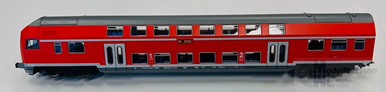 Piko 53111 - PIKO - Doppelstocksteuerwagen DB Ep.V DABUzf verkehrsrot DEFEKT H0/GL