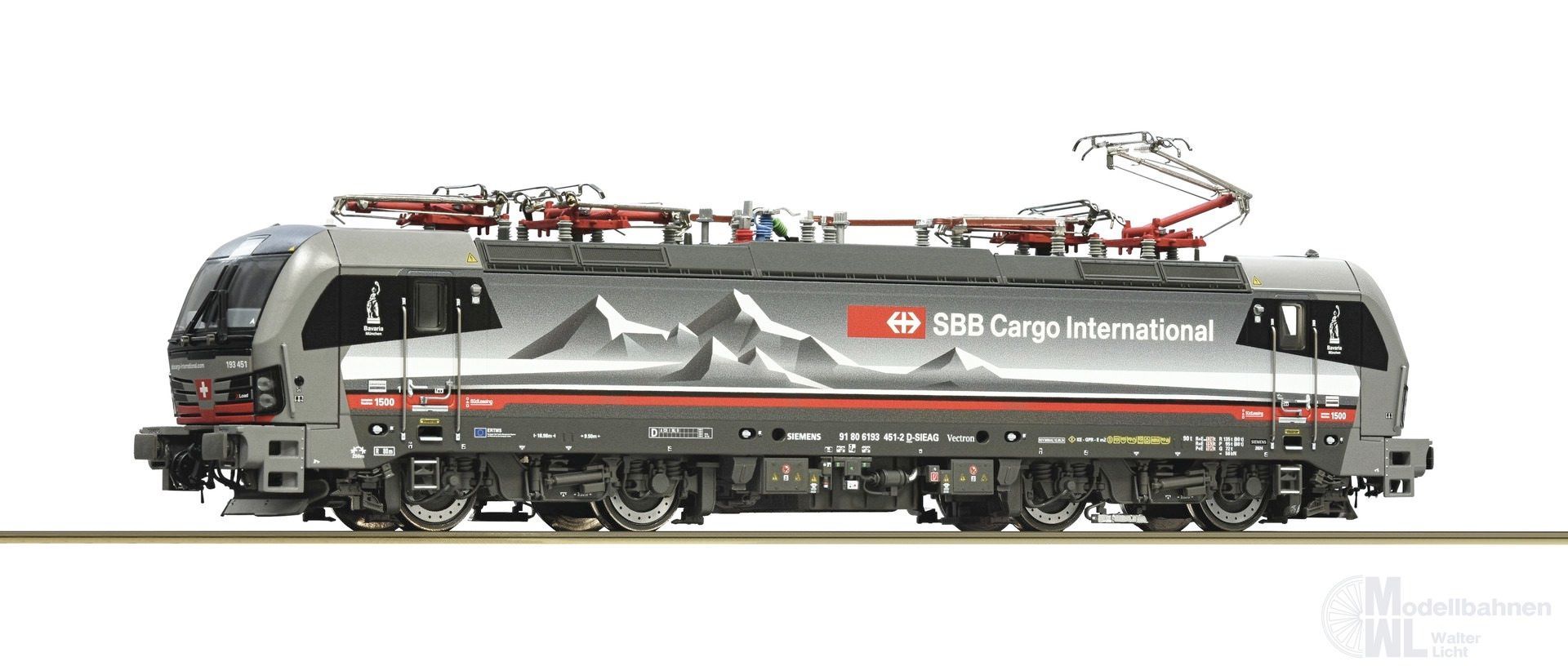 Roco 7510107 - E-Lok BR 193 451-2 SBB Ep.VI Alppiercer 3 H0/GL Sound