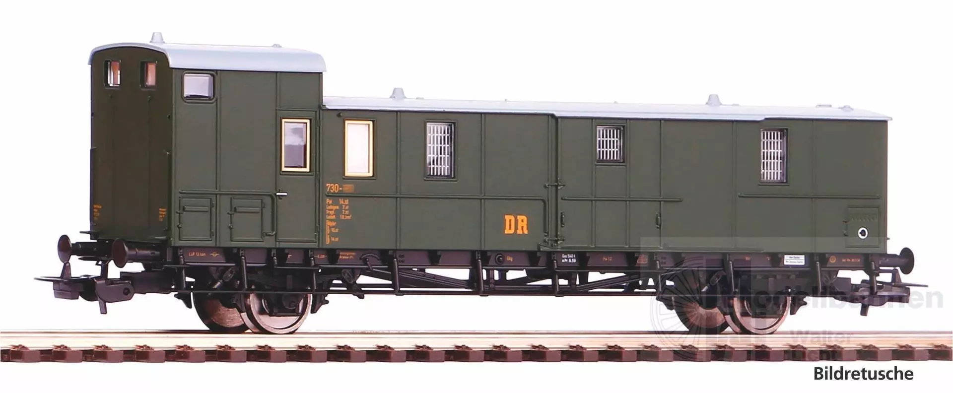 Piko 53196 - Sachsenwagen DR Ep.III Packwagen Pw H0/GL