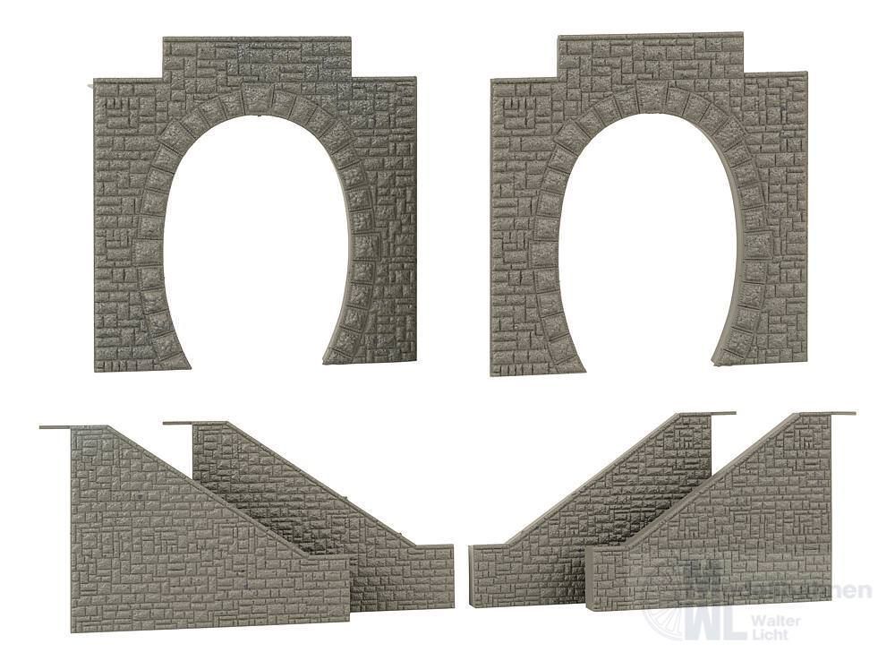 Faller 120576 - 2 Tunnelportale 1-gleisig H0 1:87