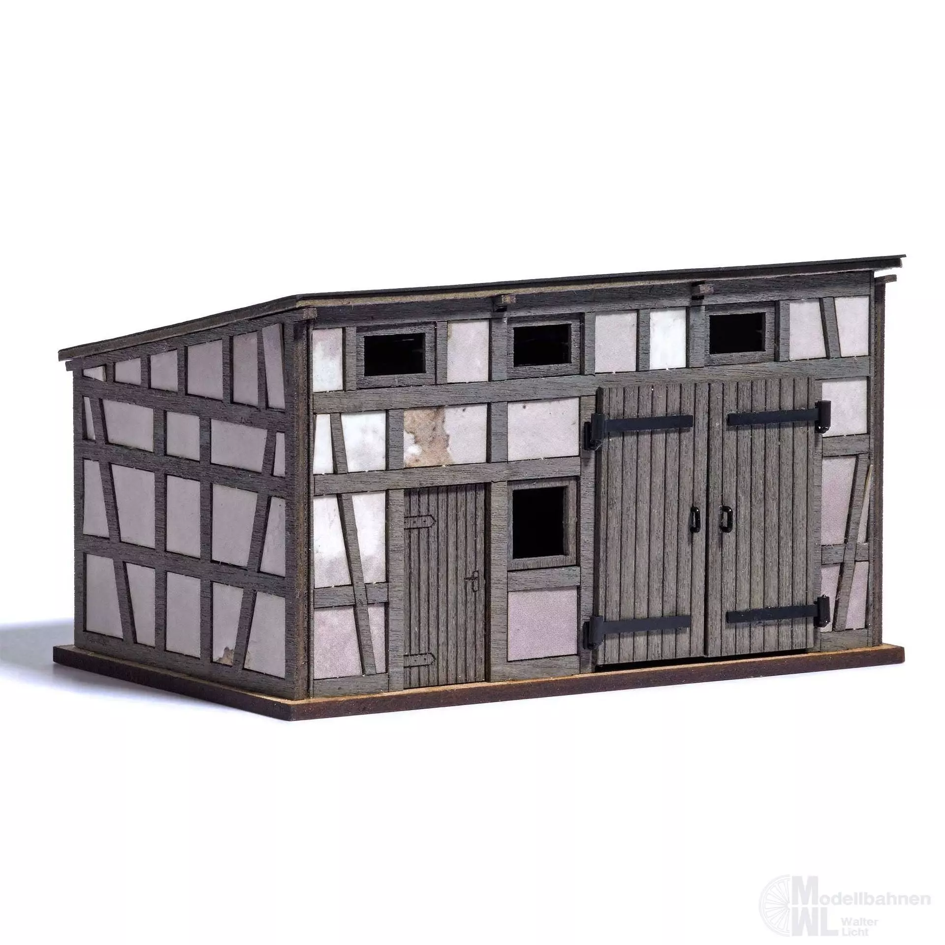 Busch 1942 - Verwittertes Nebengebäude H0 1:87
