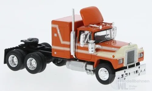 Brekina 85805 - Mack RS 700 dunkelorange/hellbeige 1966 H0 1:87