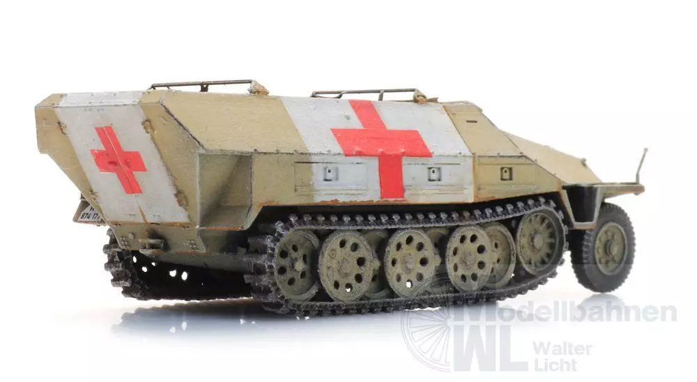 ARTITEC b.v. 6870519 - WM Sdkfz 251/8 Ausf D Sanitätspanzer H0 1:87