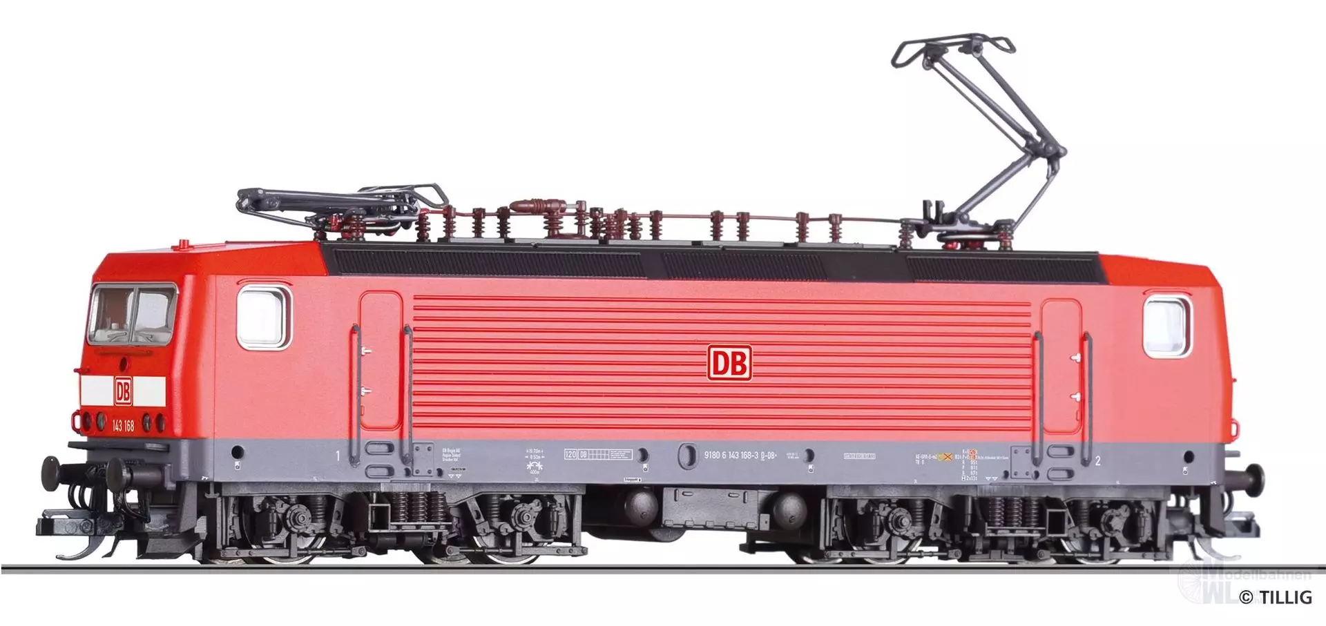Tillig 04350 - E-Lok BR 143 DB Ep.VI TT 1:120