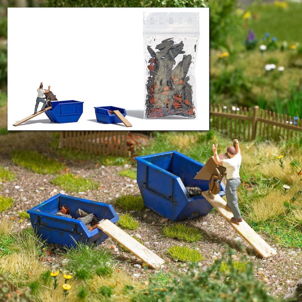 Busch 7939 - A-Set: Entrümpelung H0 1:87 Busch 7939 - A-Set: Entrümpelung H0 1:87