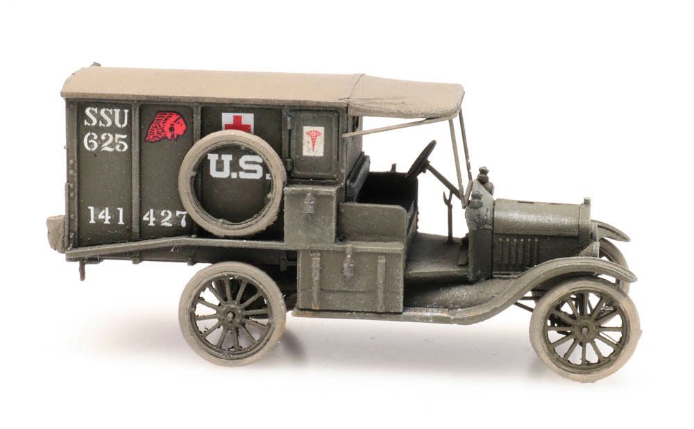 ARTITEC b.v. 6870308 - US T-Ford Ambulance H0 1:87