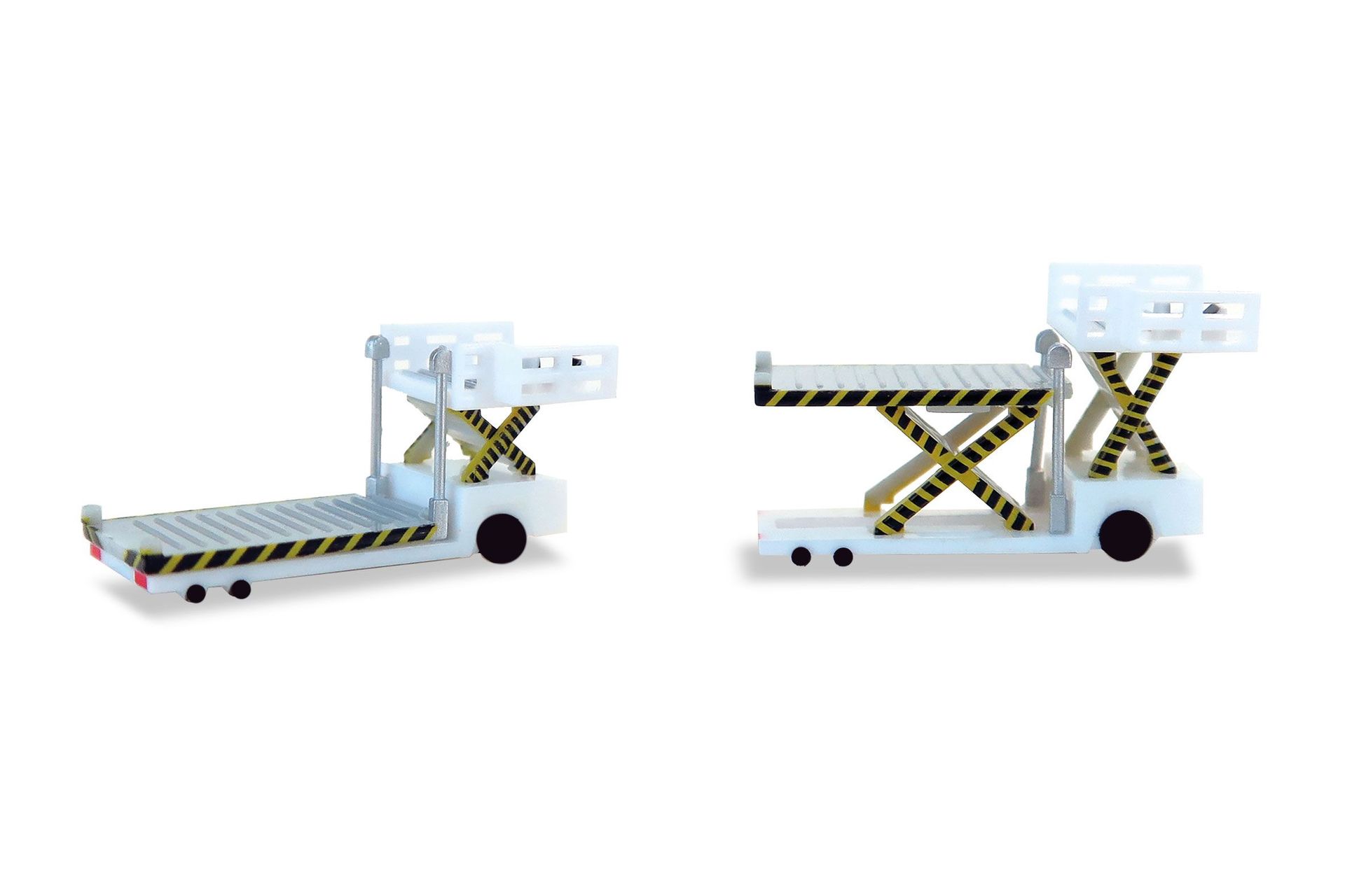 Herpa 520621-001 - Containerlader - weiß 2 Stück 1:500
