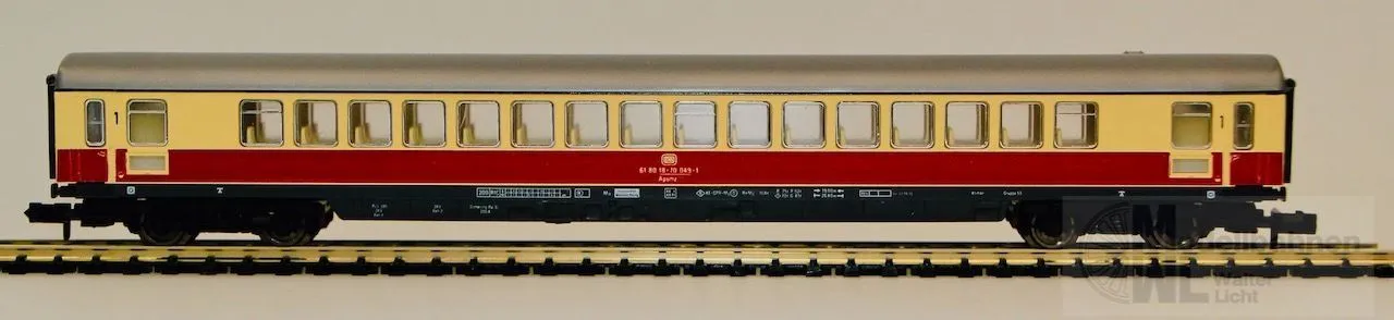 Fleischmann 8163 - FLEISCHMANN - Großraumwagen DB Ep.IV 1.Kl. Apmz121 N 1:160