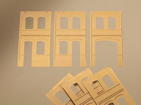 Auhagen 80607 - Wände 2322B, Wände 2322C und Wänd H0 1:87
