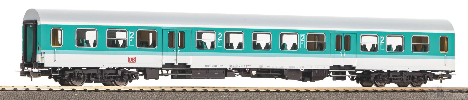 Piko 28006 - Mitteleinstiegswagen DB Ep.V 2.Kl. Mintgrün H0/GL