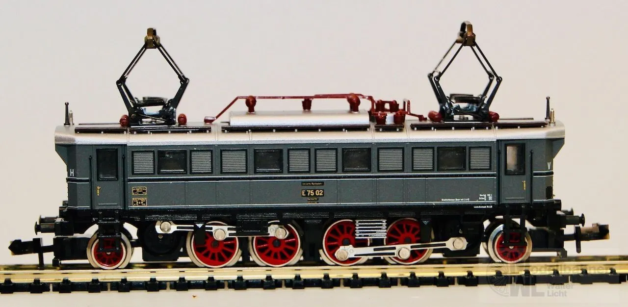 Trix 12973 - MINITRIX - E-Lok E 75 02 DRG Ep.II N 1:160