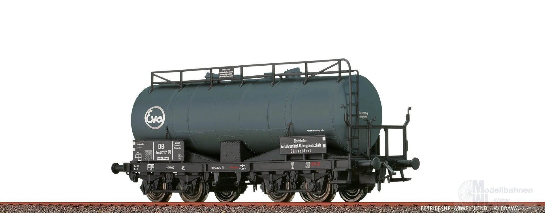 Brawa 48515 - Kesselwagen DB Ep.III EVA H0/GL