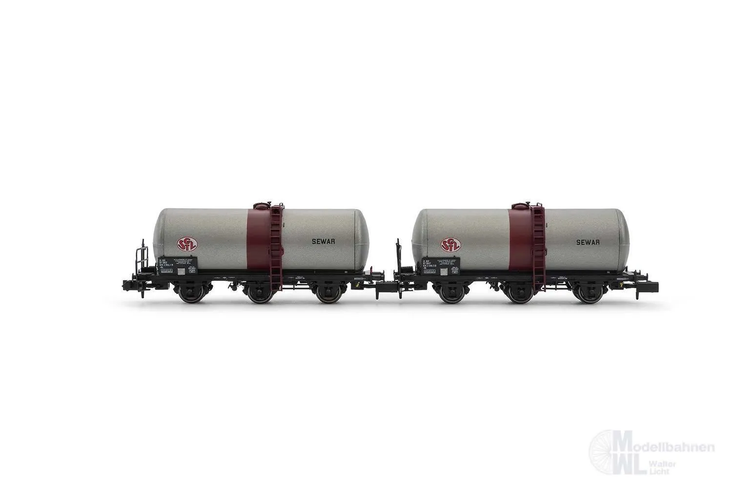 Arnold 6675 - Weinkesselwagen Set SNCF Ep.IV 2.tlg. SGTL SEWAR N 1:160