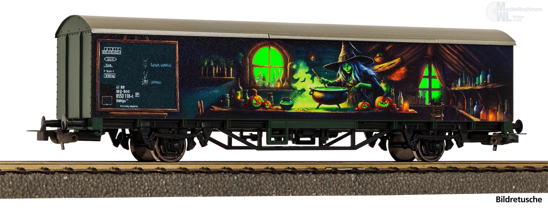 Piko 27901 - Güterwagen gedeckt Halloween H0/GL