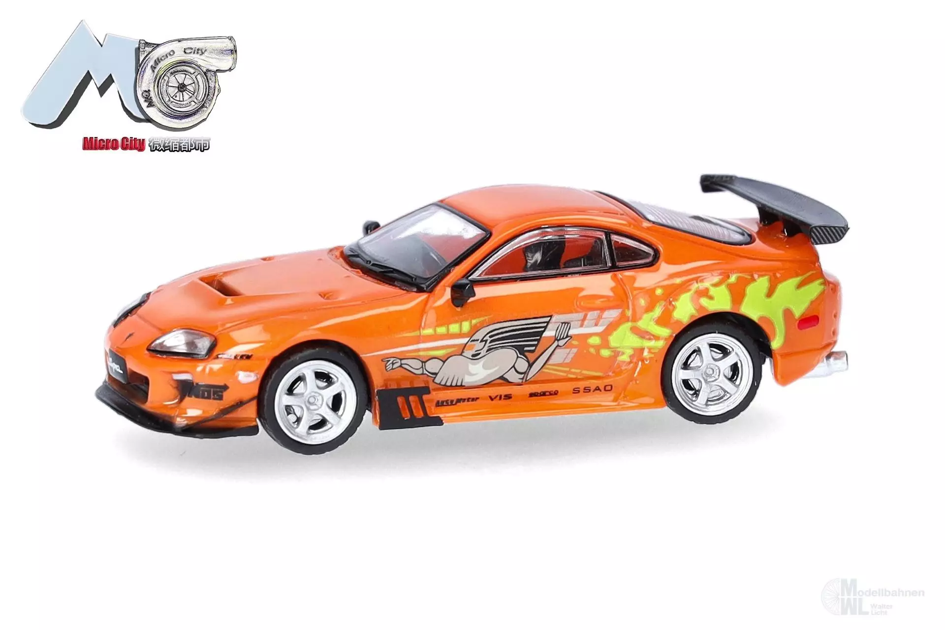 Herpa 87MC000018 - Toyota Supra orange FnF H0 1:87