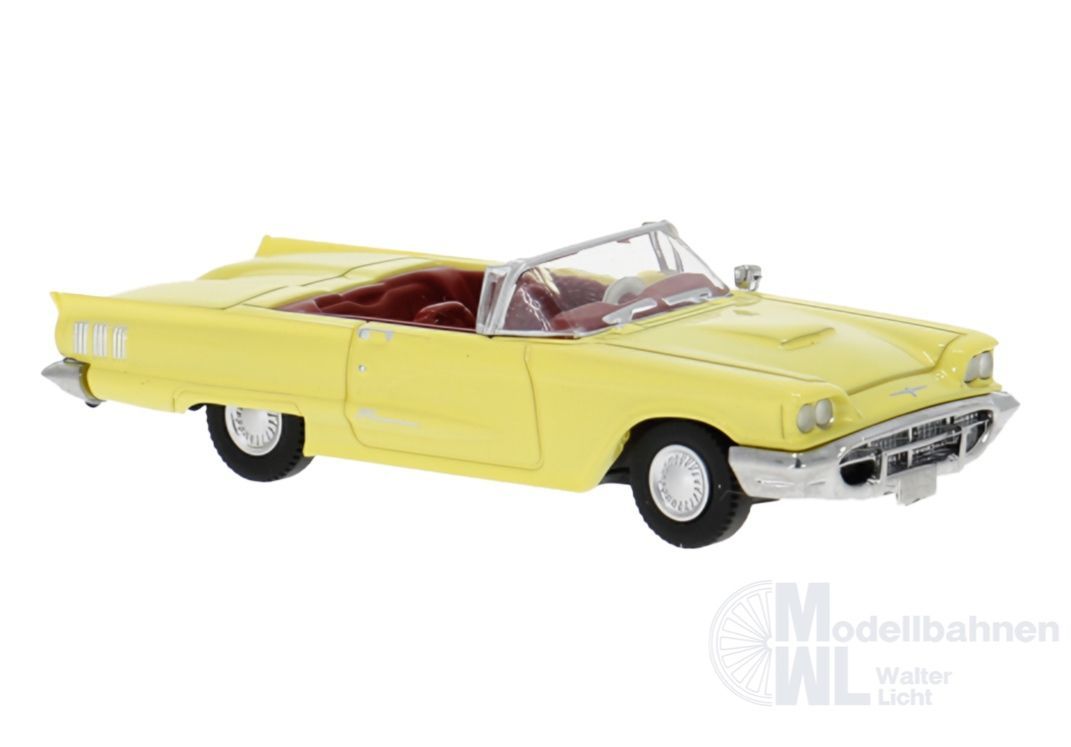 Brekina 18206 - Ford Thunderbird offen in pastellgelb H0 1:87 Brekina 18206 - Ford Thunderbird offen in pastellgelb H0 1:87