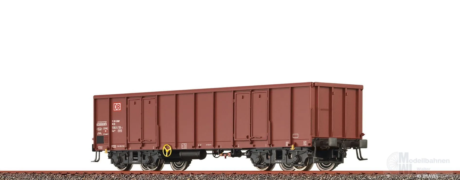 Brawa 51370 - Güterwagen offen DB EAS070 H0/GL