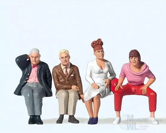 Preiser 45121 - Sitzende Reisende Spur G