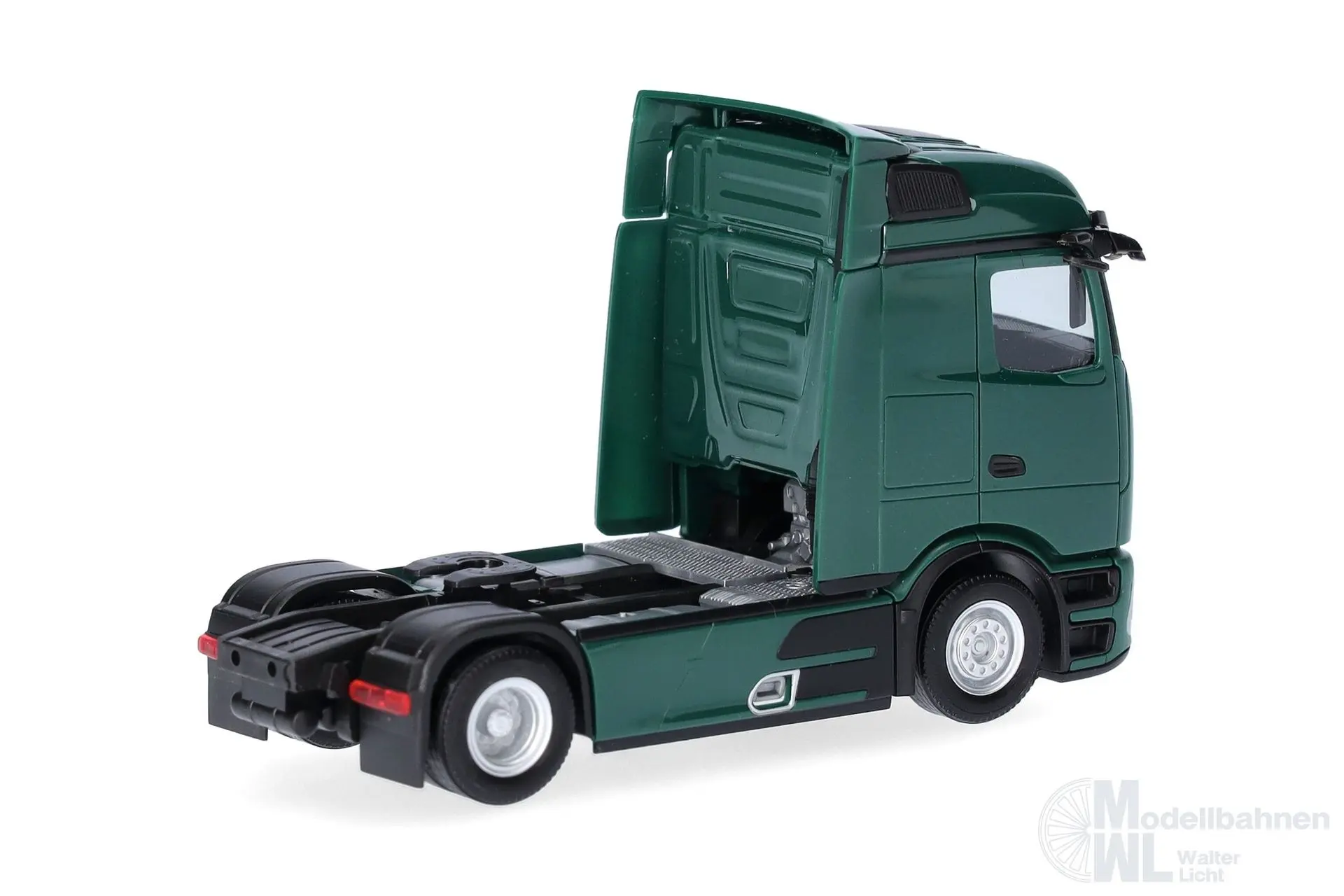 Herpa 319430-002 - Mercedes-Benz Actros L Procabin Streamspace Zugmaschine moosgrün H0 1:87
