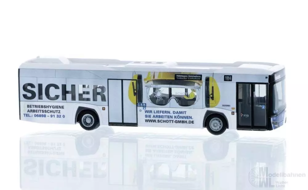 Rietze 73041 - Solaris Urbino 12 ´14 Völklinger Verkehrsbetriebe H0 1:87