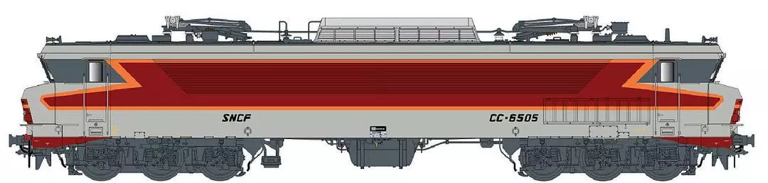 LS Models 10823 - E-Lok CC 6505 SNCF Ep.IV Arzens H0/WS