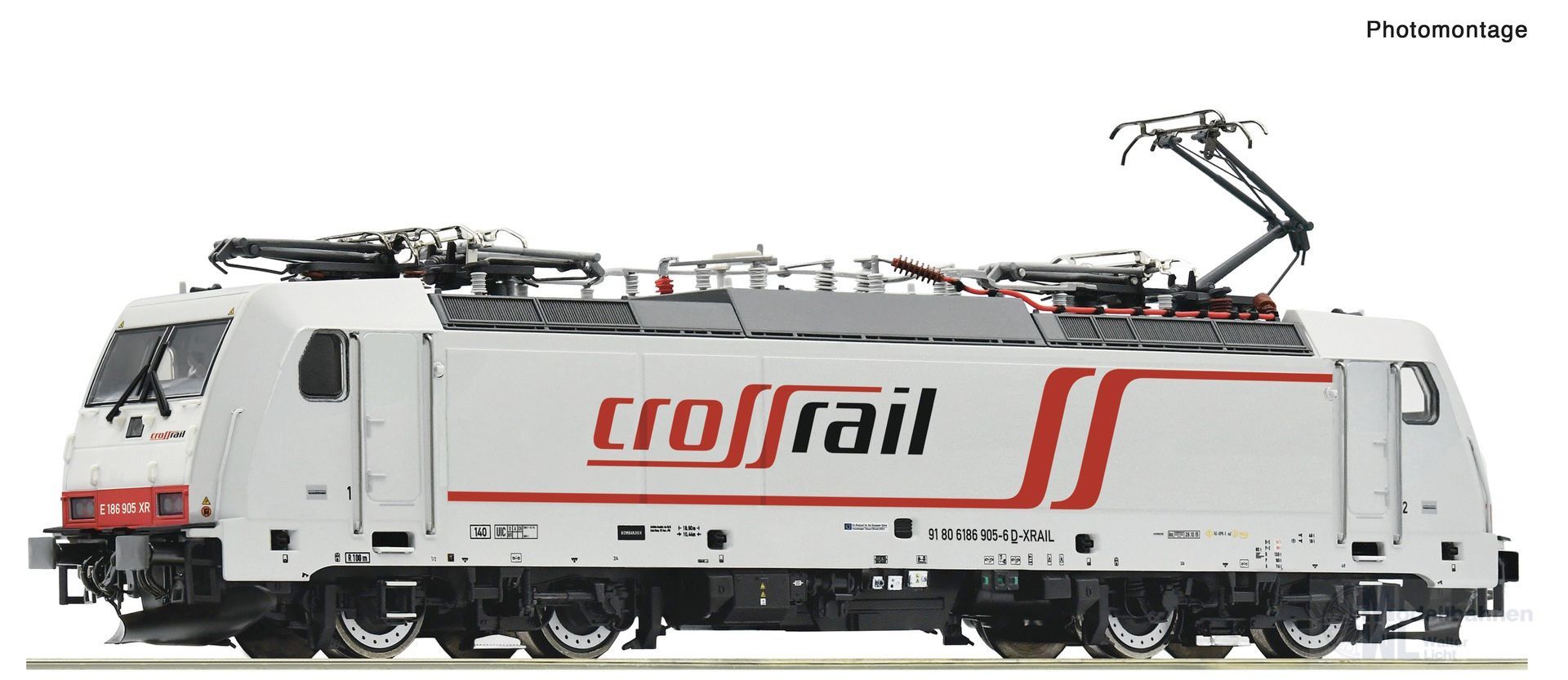 Roco 7520099 - E-Lok BR 186 905-6 Crossrail Ep.V/VI H0/WS Sound