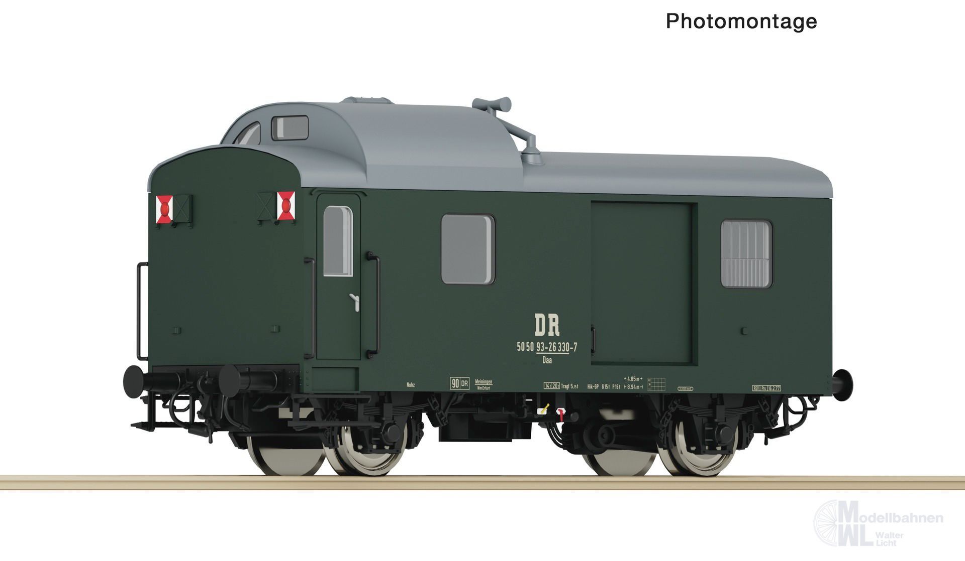 Roco 6210176 - Güterzugbegleitwagen DR Ep.IV Daa H0/GL Digital