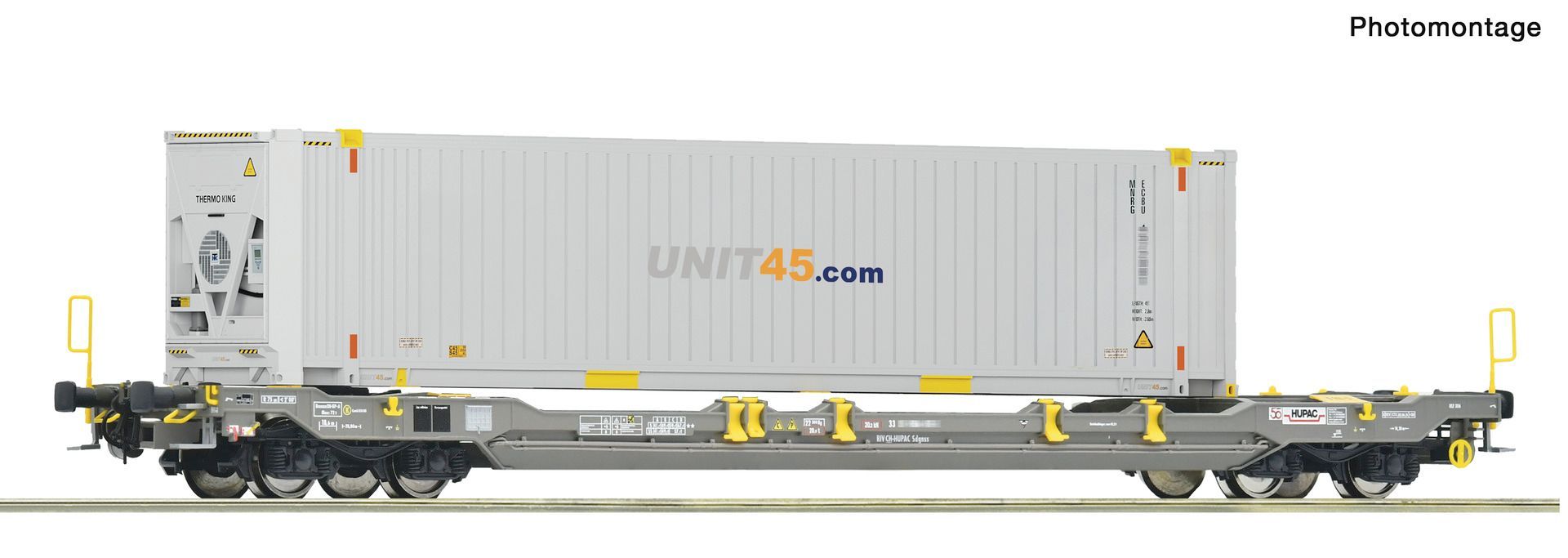 Roco 6600451 - Taschenwagen T5 Hupac + Unit45