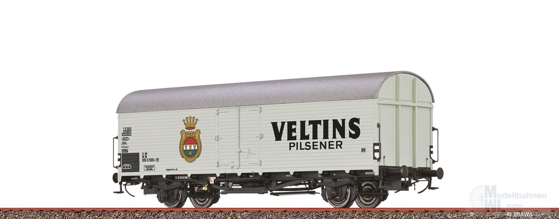 Brawa 47643 - Kühlwagen DB Ep.IV Ibdlps383 Veltins H0/GL Brawa 47643 - Kühlwagen DB Ep.IV Ibdlps383 Veltins H0/GL