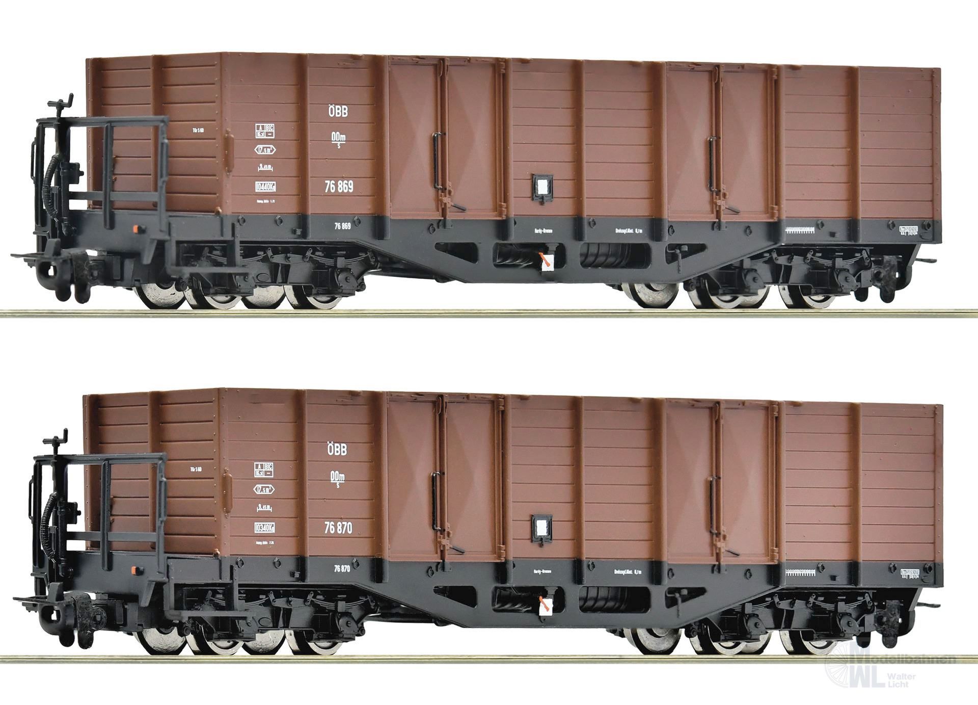 Roco 6640004 - Güterwagen Set ÖBB Ep.IV 2.tlg. H0e