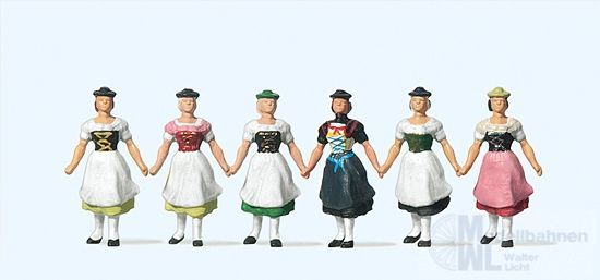Preiser 24607 - Bayerische Trachtengruppe H0 1:87