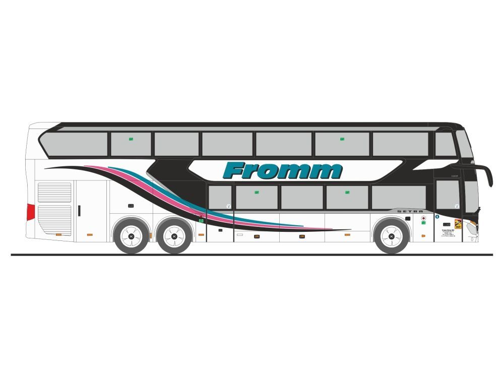 Rietze 61813 - Setra S 531 DT Fromm Reisen Wain H0 1:87